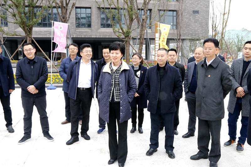市委常委、組織部部長(zhǎng)劉敏率領(lǐng)我市的省第十一次黨代會(huì)代表團(tuán)蒞臨我公司經(jīng)略長(zhǎng)豐、衛(wèi)康院項(xiàng)目進(jìn)行調(diào)研視察
