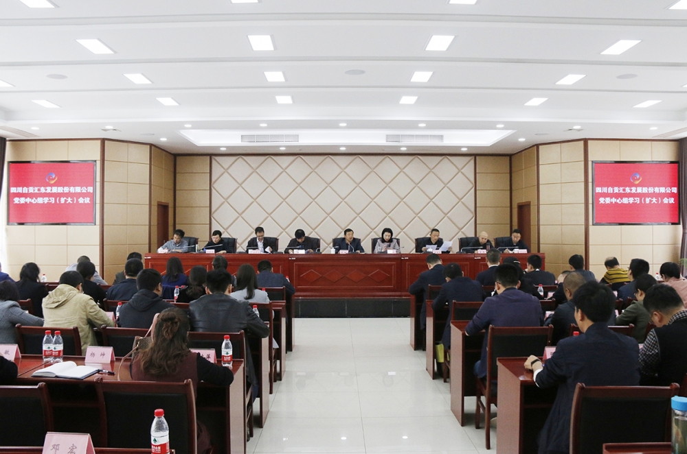 匯東股份召開黨委中心組學(xué)習(xí)（擴(kuò)大）會(huì)議