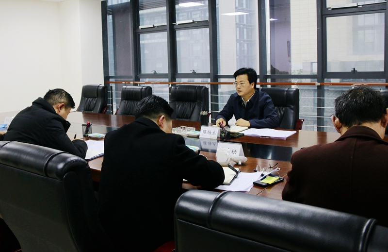 市委常委高新區(qū)黨工委書記陳揚杰到我公司調研指導工作