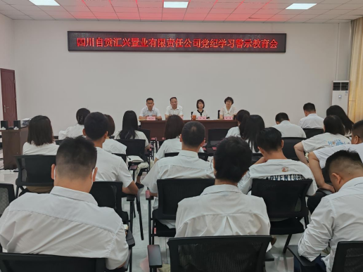 匯興置業(yè)黨支部開展黨紀(jì)學(xué)習(xí)警示教育主題黨日活動(dòng)
